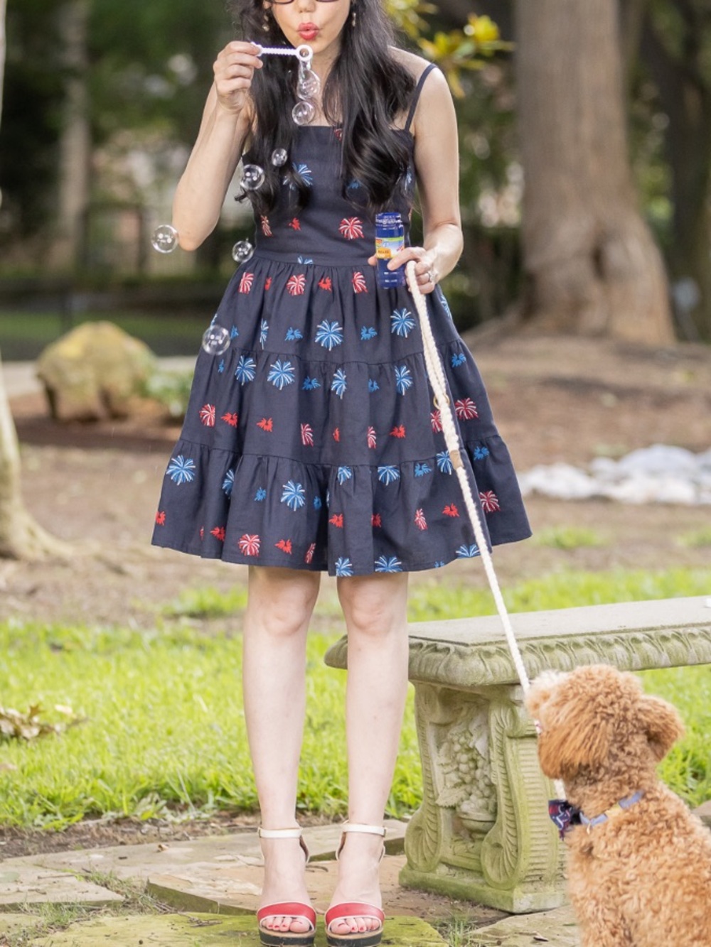 Kiel James Patrick American Celebration Ruffle Mini Dress